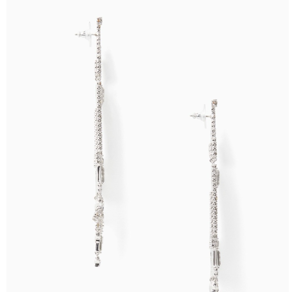 Kate Spade Silver EMPIRE STATE BUILDING Dangle Earrings - Picture 6 of 6